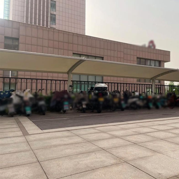 康马县膜结构电动车棚